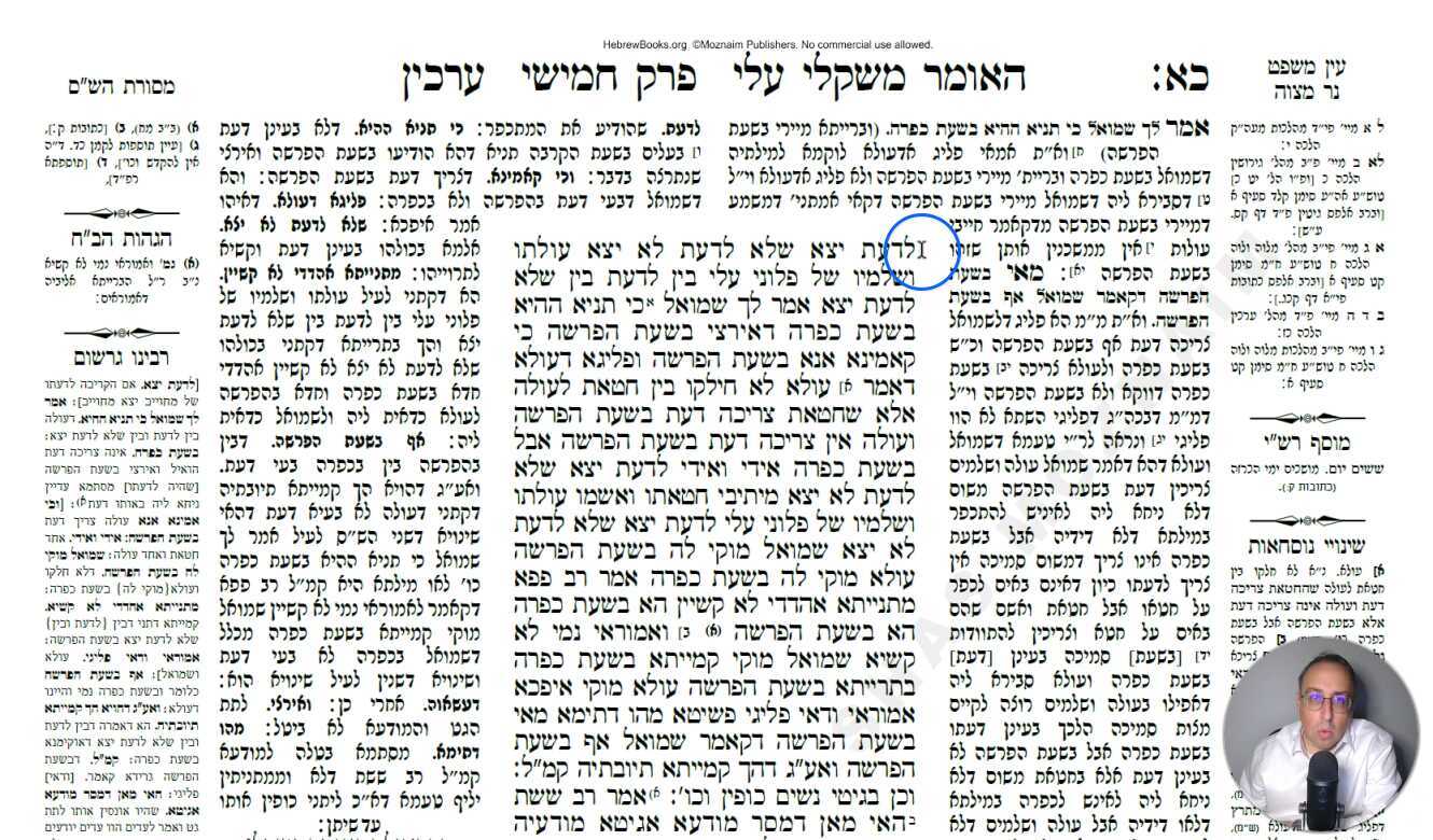 Arachin Daf 21b Daf Yomi Gemara (Talmud) Meseches Erchin Mesechet Arachin Masechet Arakhin