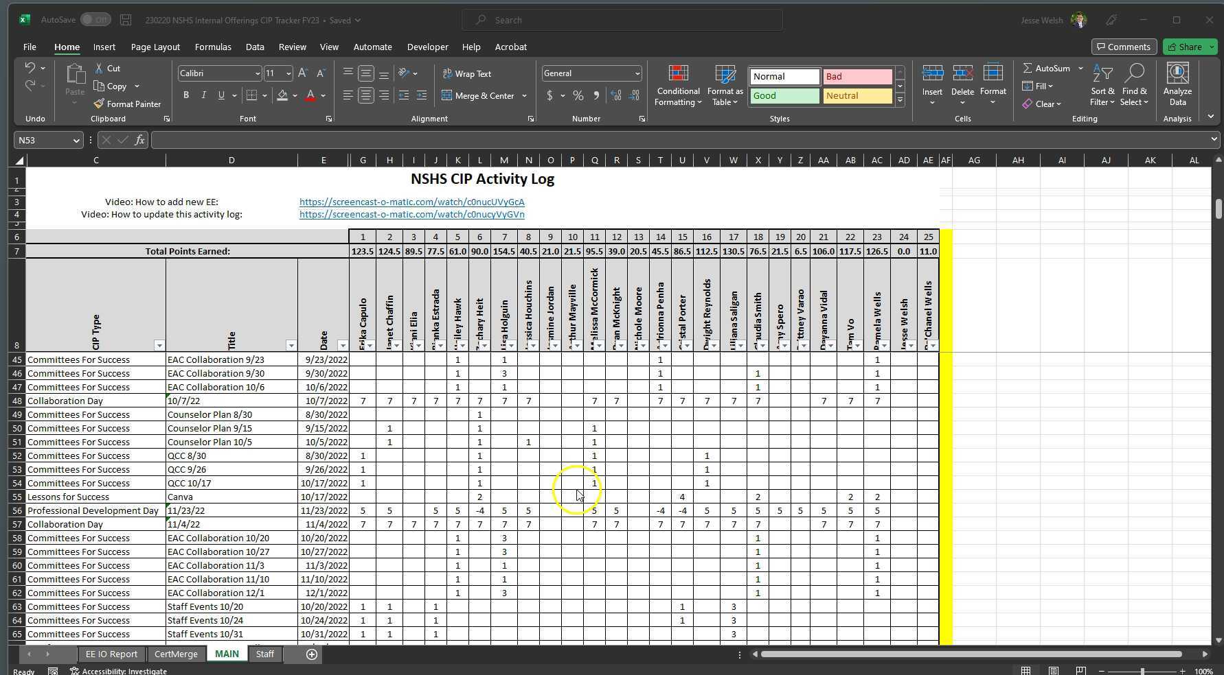 230227 Generating CIP EE IO Report