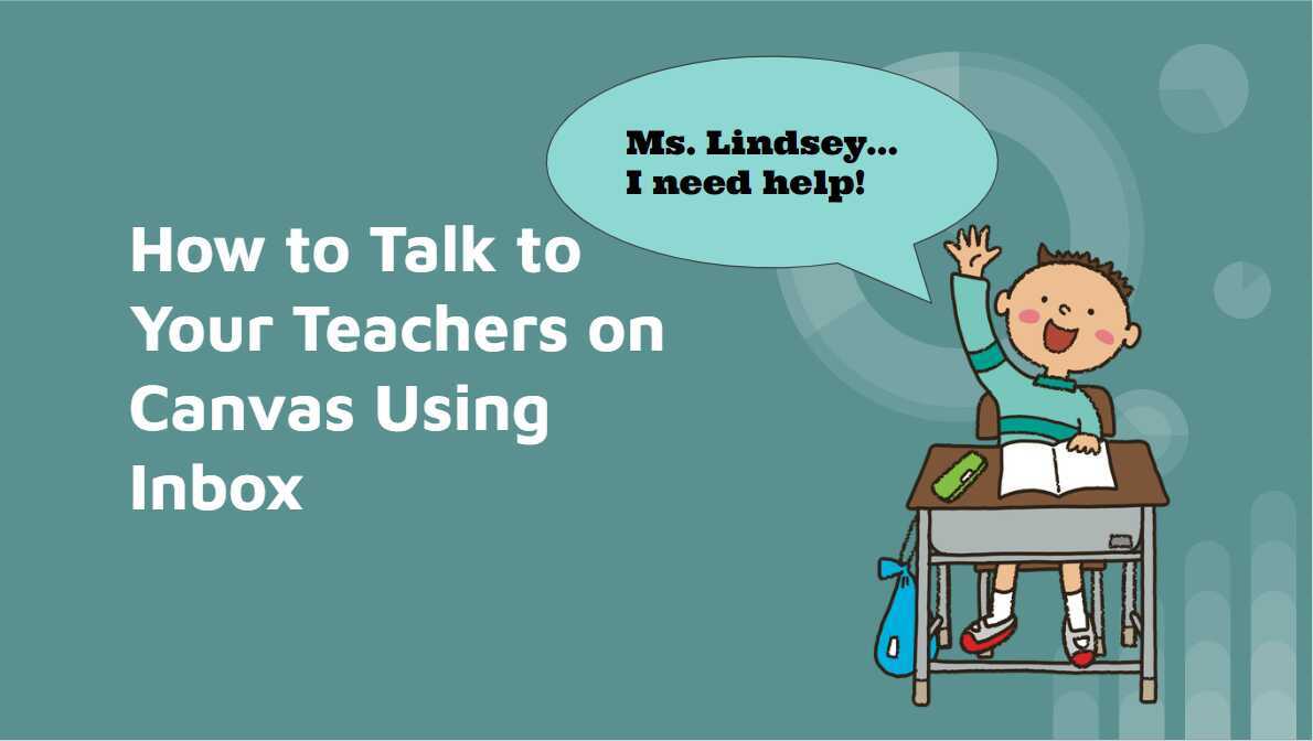 How to Talk to Your Teachers on Canvas