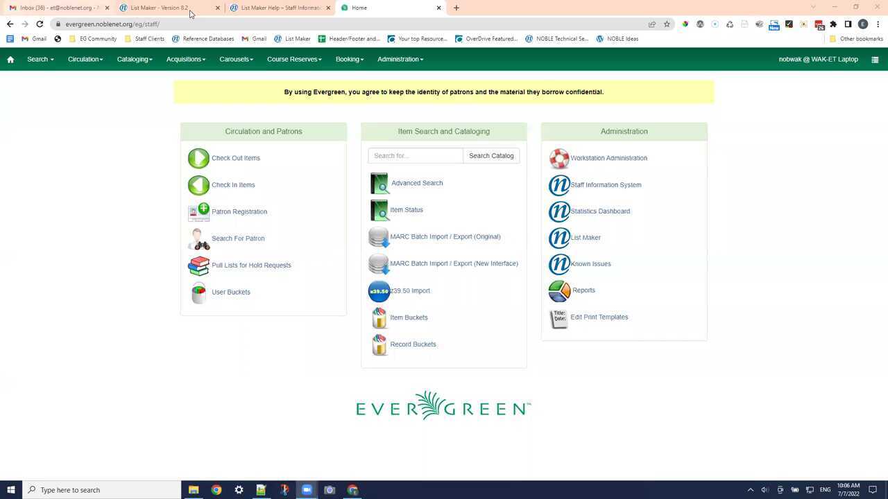 NOBLE North of Boston Library Exchange