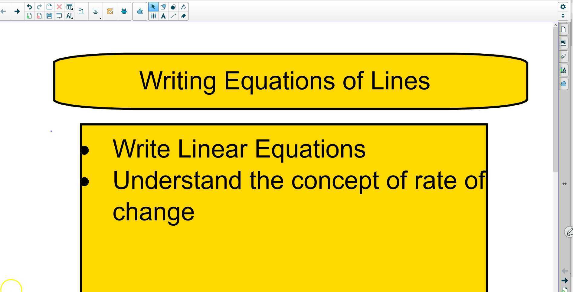 Writing Equations Of Lines YL