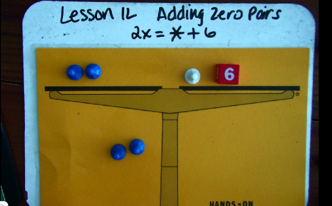 Lesson 12 Adding Zero Pairs