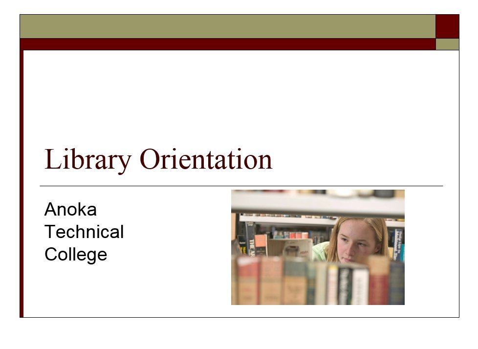 Online Library Orientation