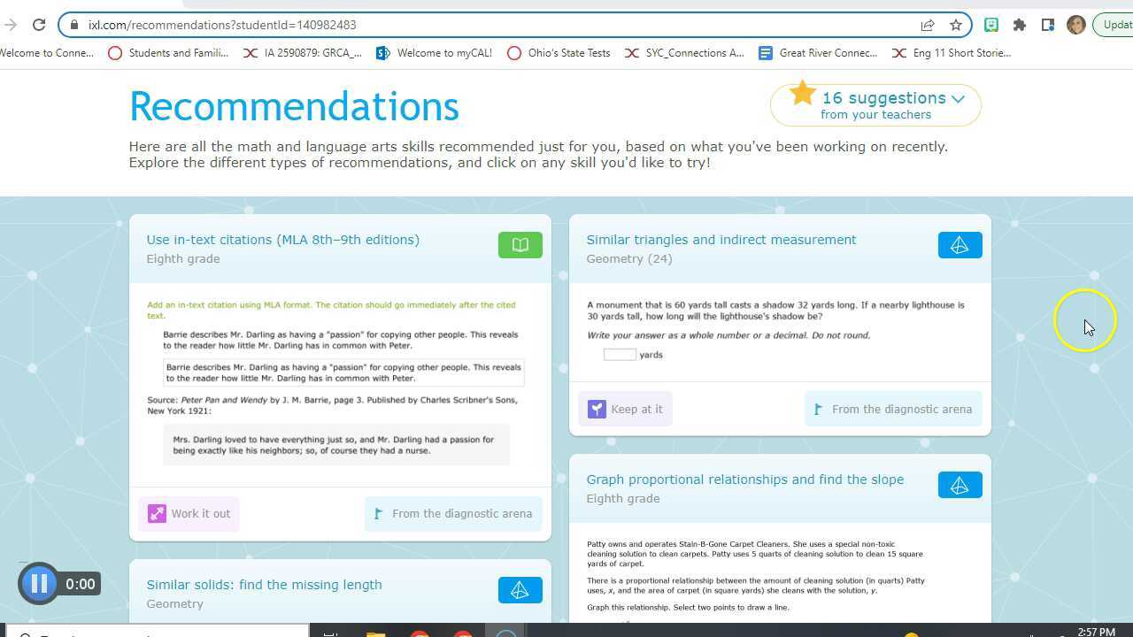IXL Recommendations