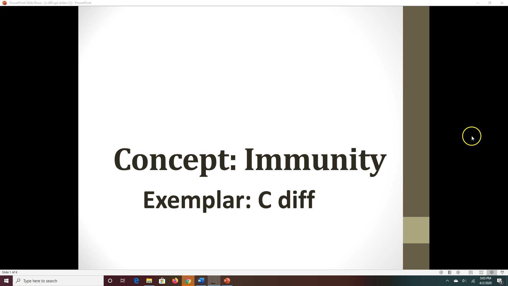 c-diff Lecture