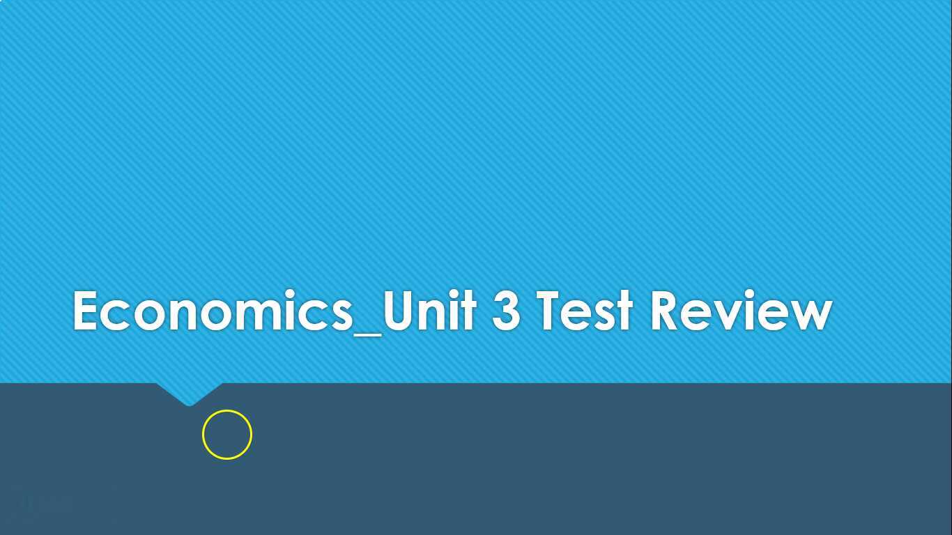 Unit 3 test review