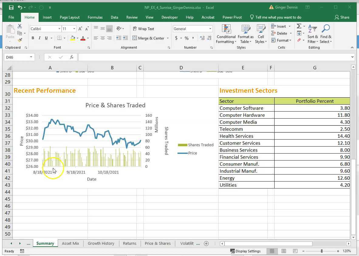 Excel Module 4 Textbook Project part 2