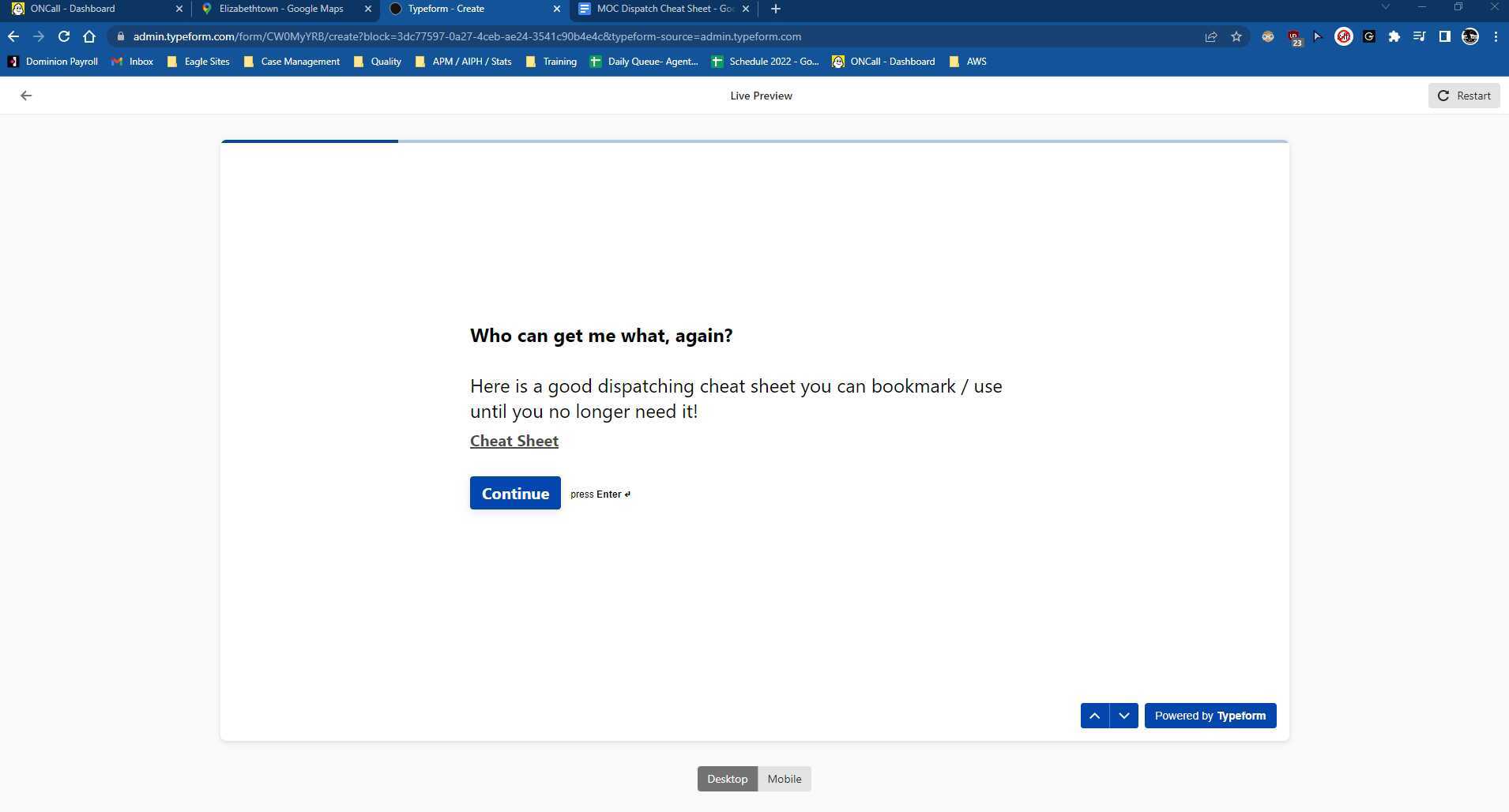 Mapping / 3A Example