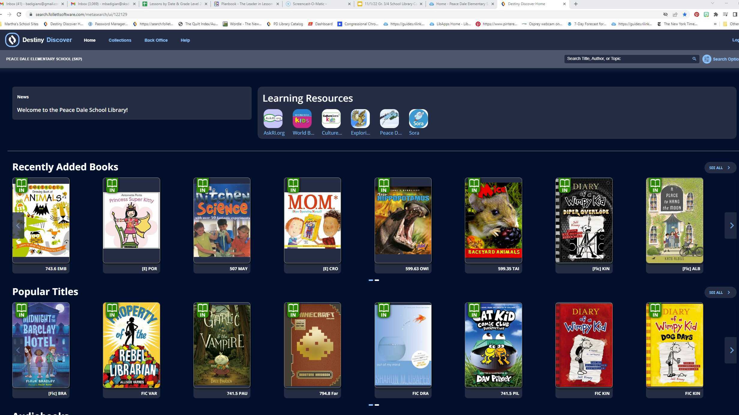 Explore Our School Library Catalog
