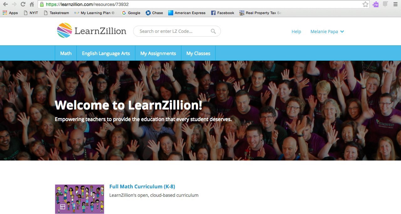 Learn Zillion lessons