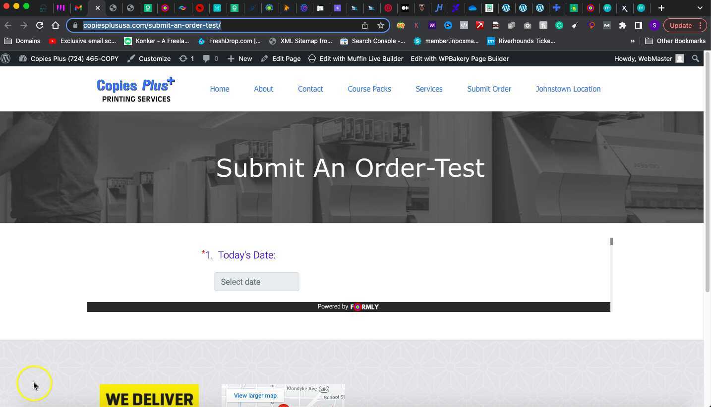 Order Copy Copies Plus Online Work Order Form