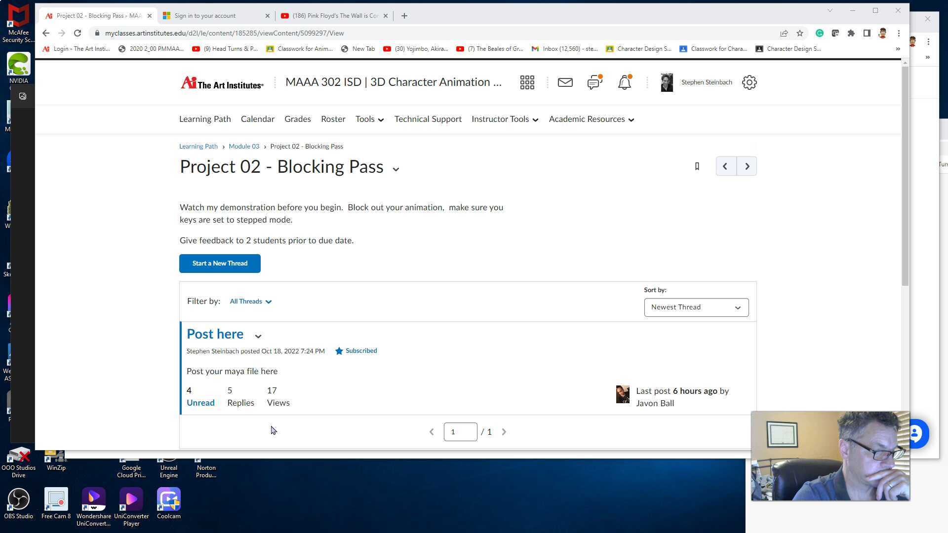 Character Animation Review Blocking
