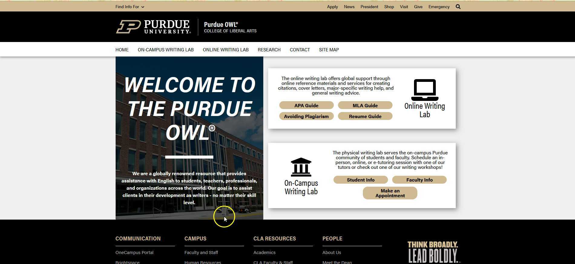 purdue owl level 1 heading