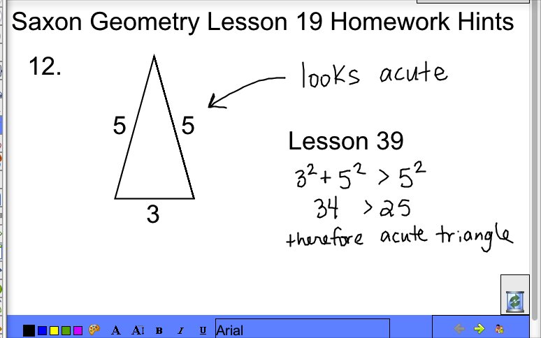 saxon math geometry homework answers