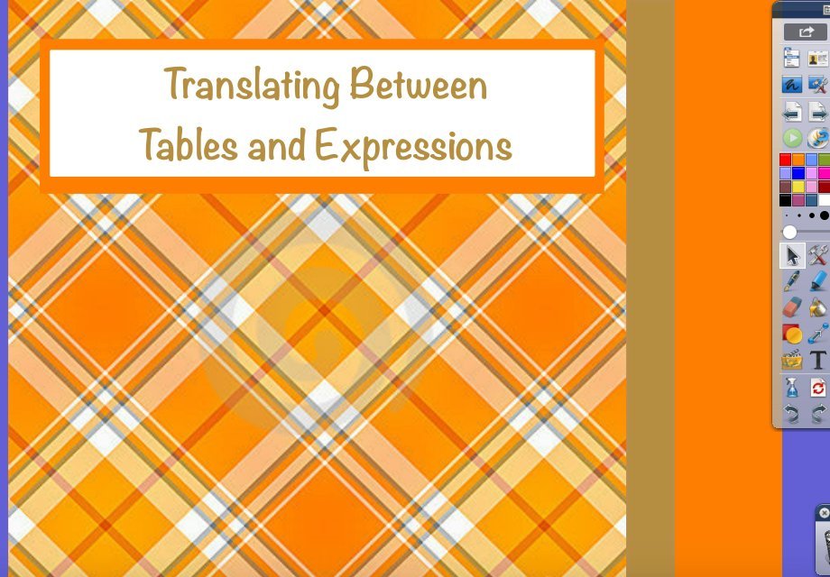 Tables and Expressions