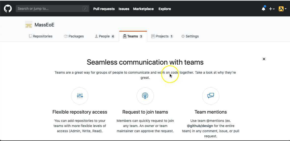 EoE GitHub Teams Deeper Dive