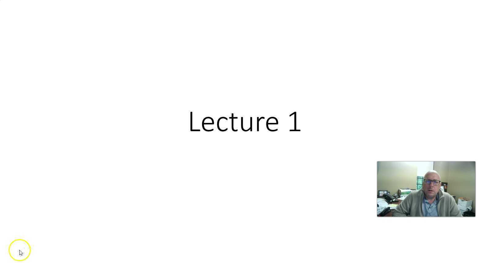 Lecture 1