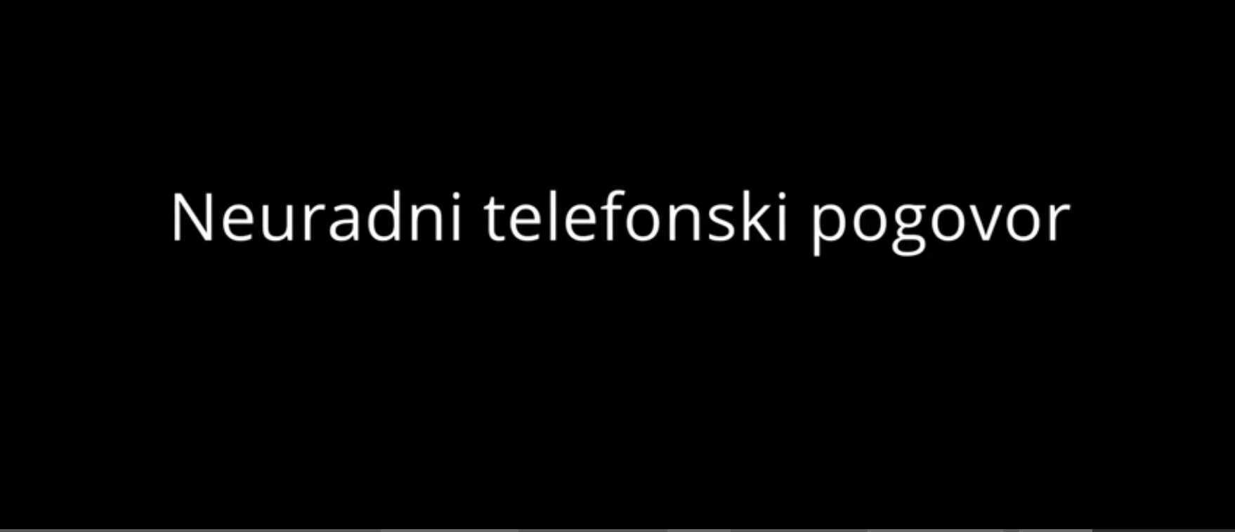 TELEFONSKI POGOVOR