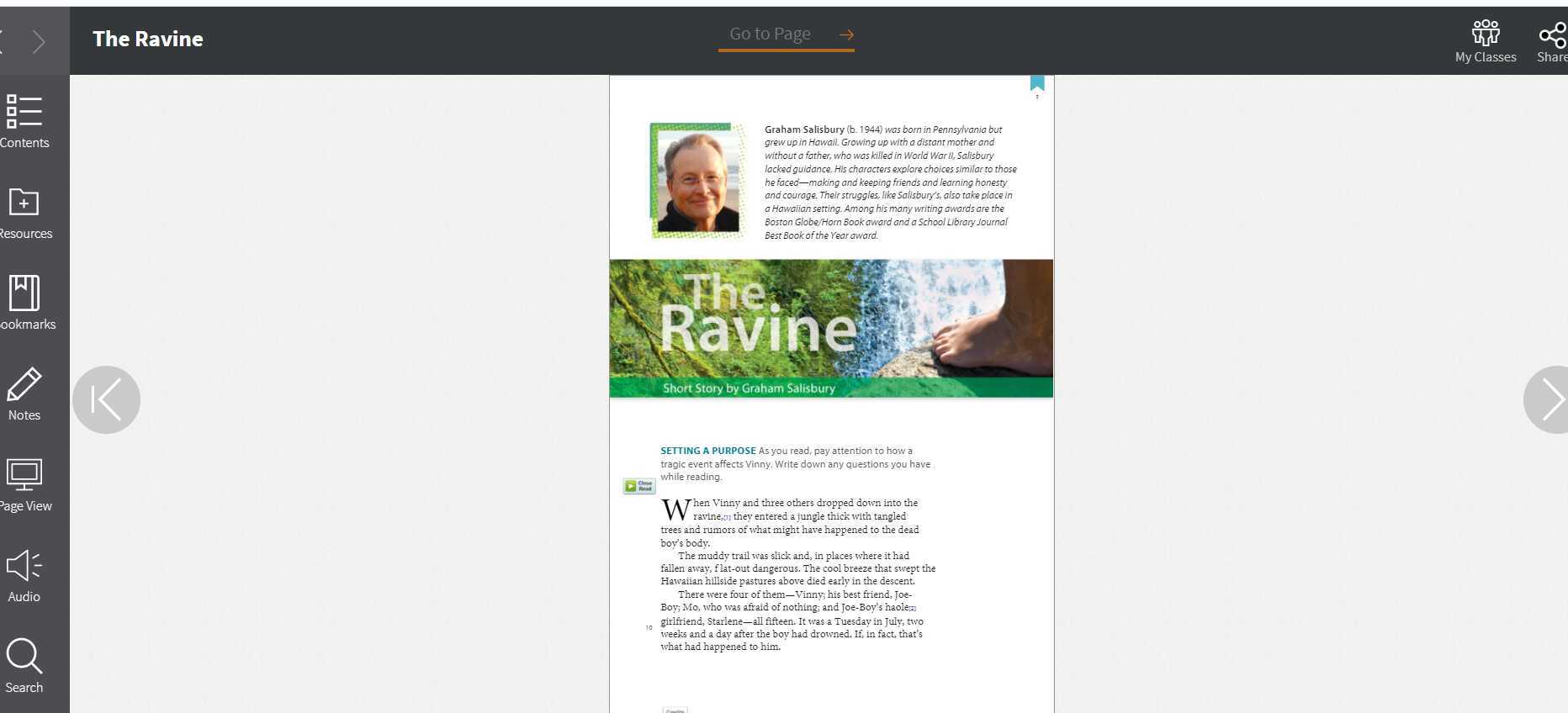 The Ravine Plot Summary