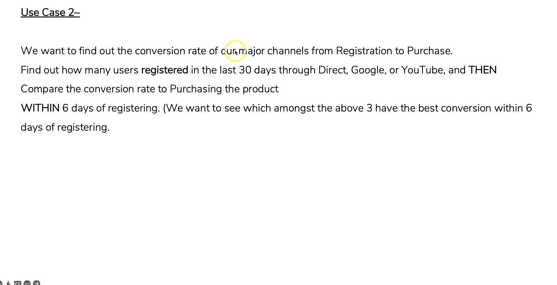 Mixpanel Training Funnel Report Use Case 2