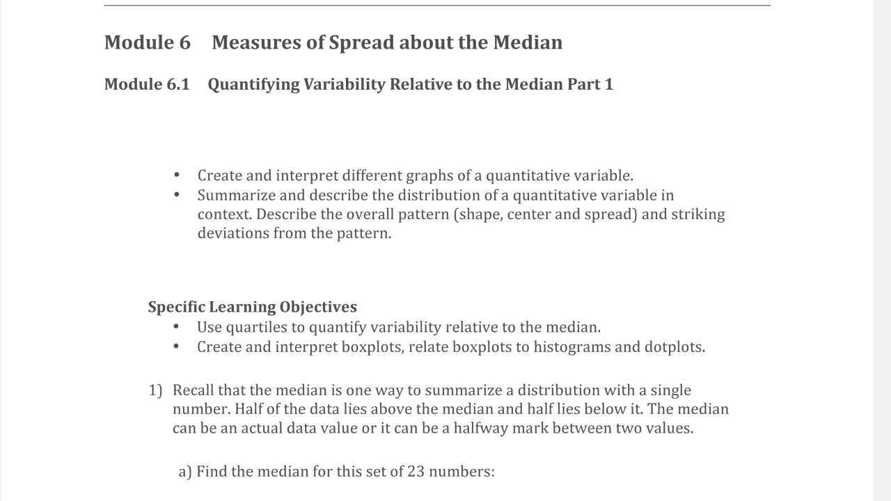 Statistics Math C1000 STAT C1000 section 06.01 probs 1 - 4