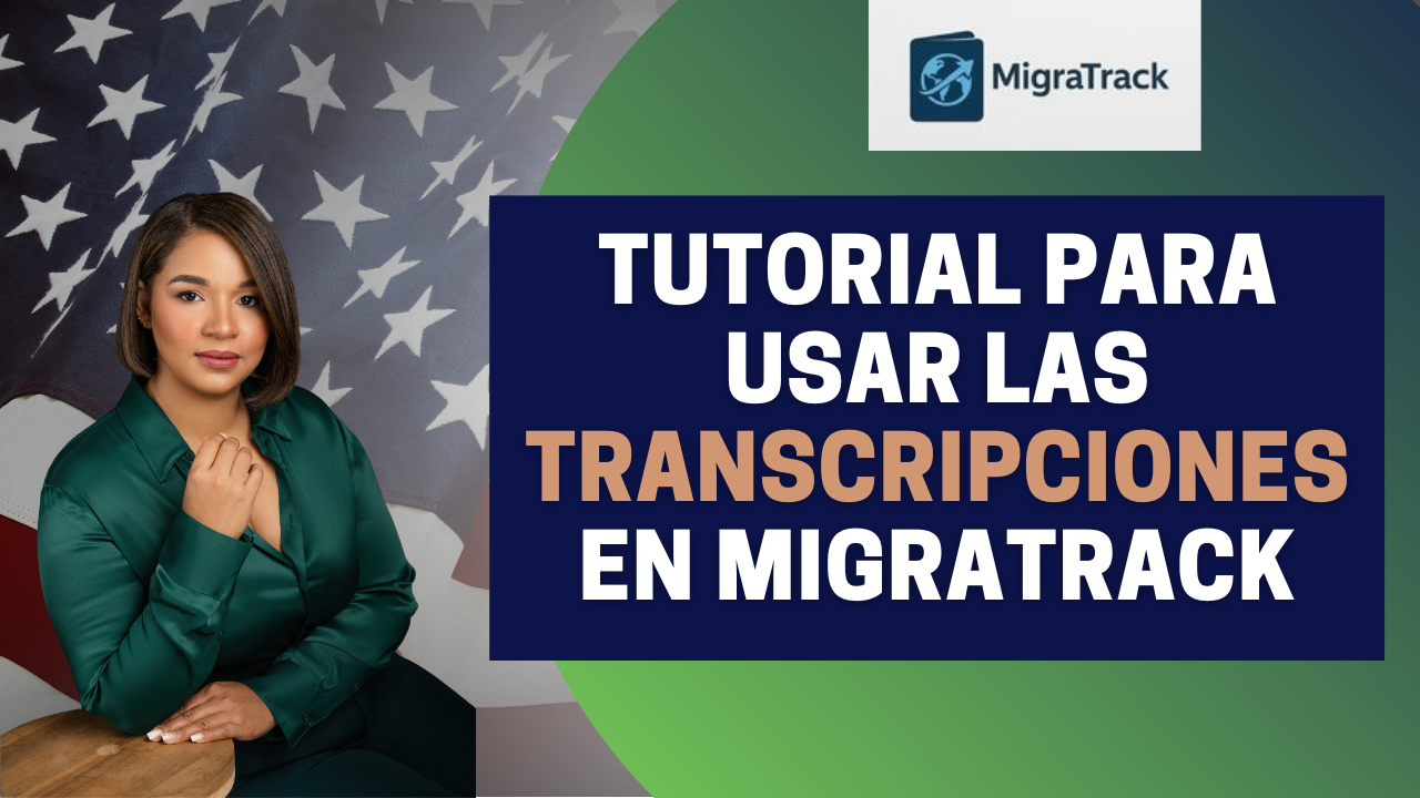  Tutorial para usar las Transcripciones 