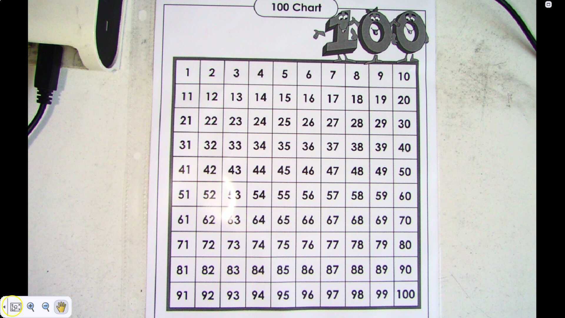 Prime and composite numbers with hundreds chart
