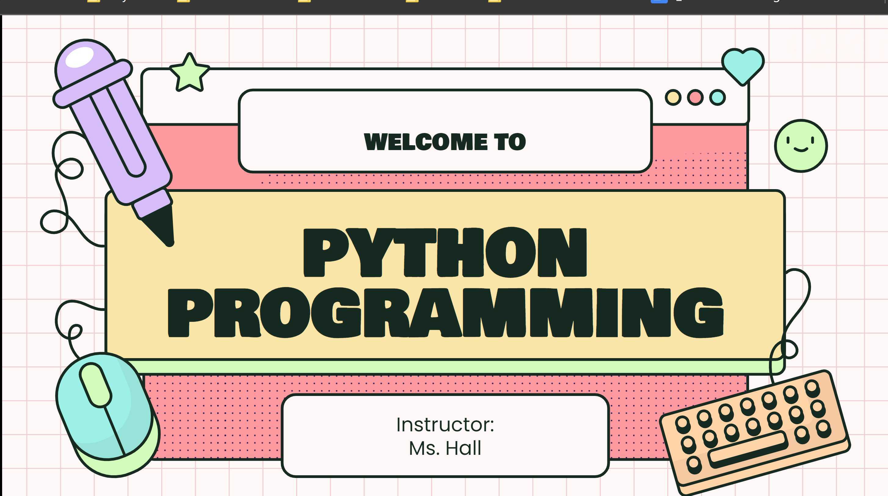 Welcome to Python