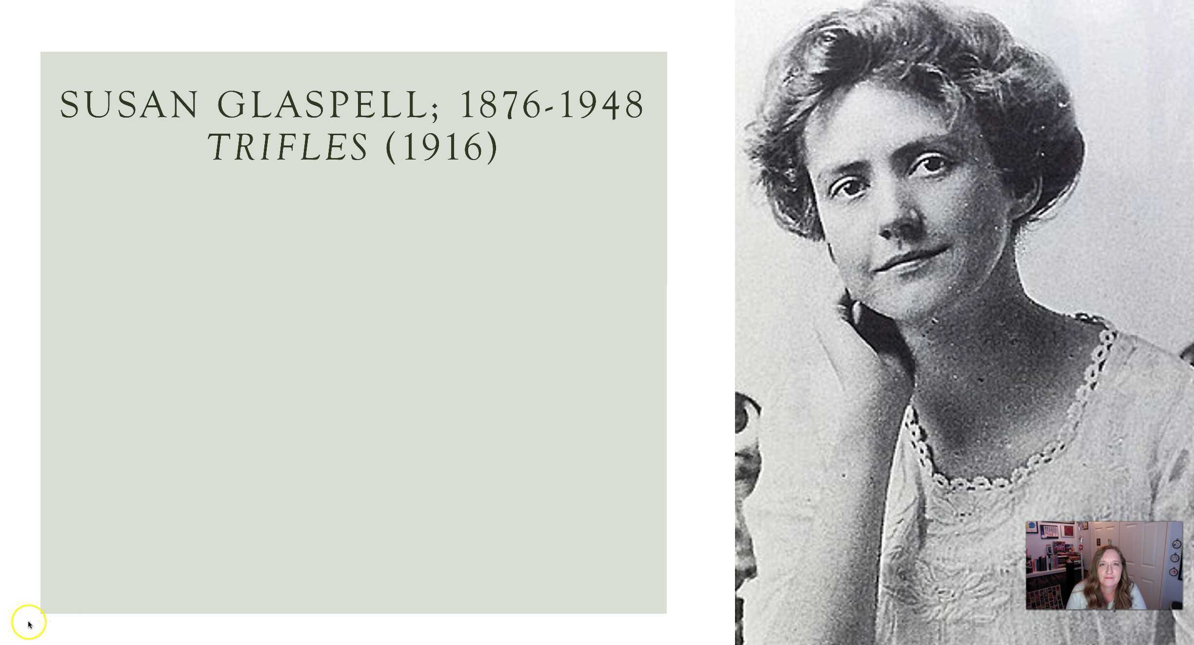 Susan Glaspell's Trifles