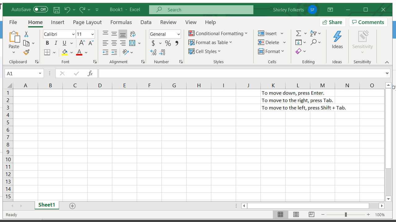 Getting Started Excel 0927