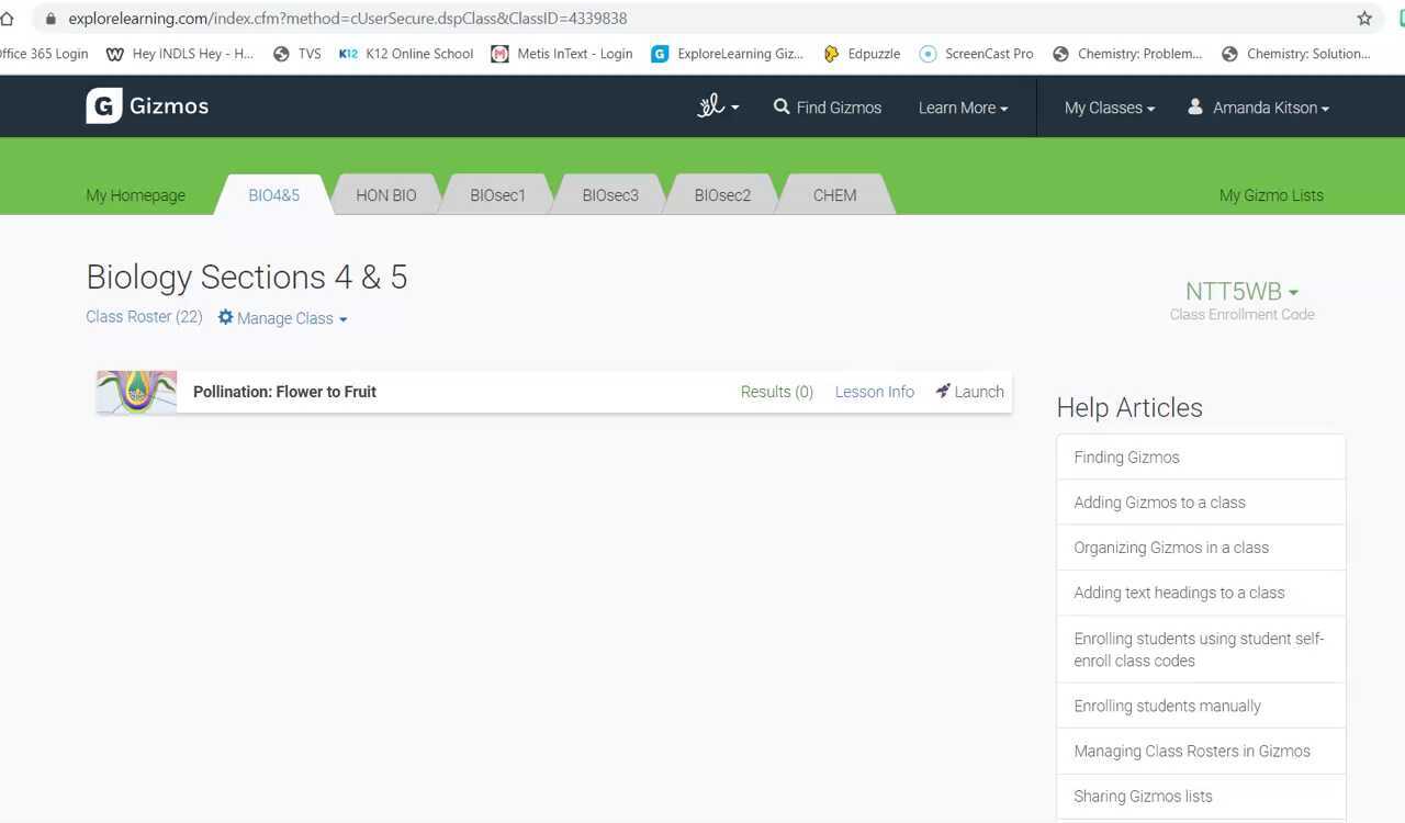 Pollination Flower to Fruit Gizmo