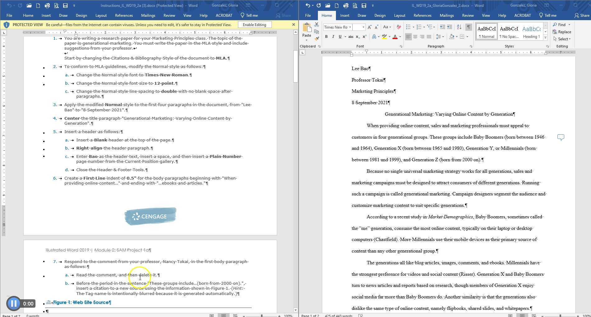 sam exam word module 02 creating a research paper