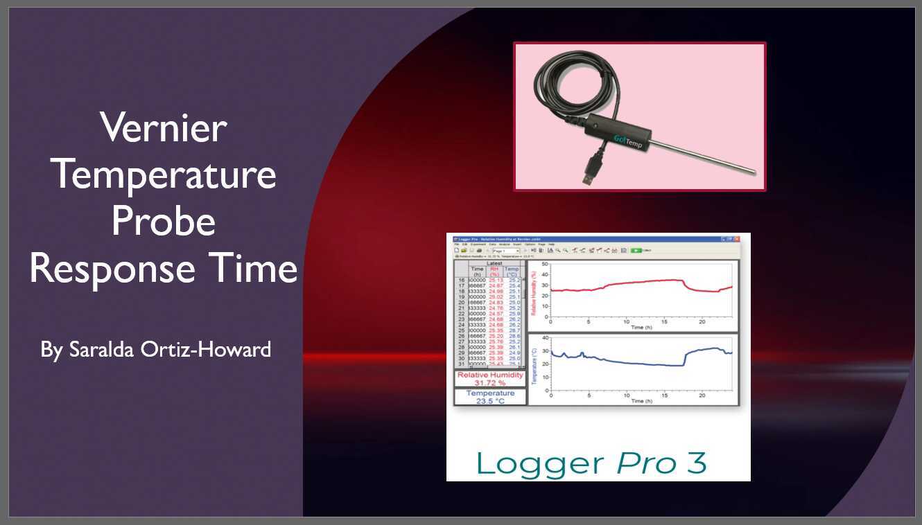 Vernier Go!Temp Temperature Probe Response Time