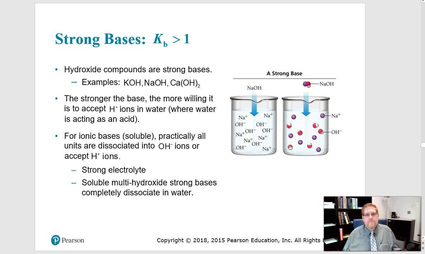 Chm 152 ch 16 kb for strong and weak bases