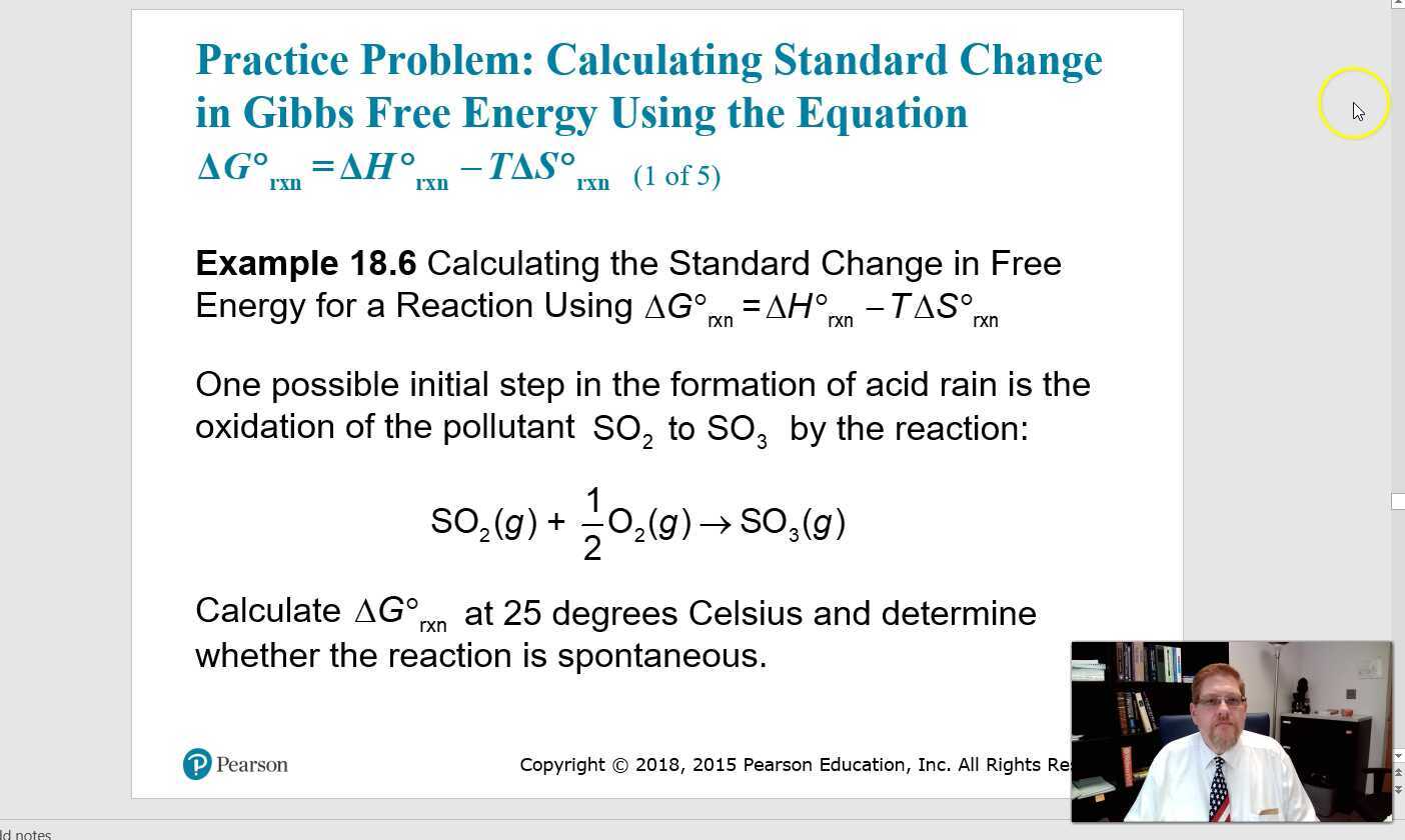CHM-152 Ch. 18 Gibbs Free Energy Calculations