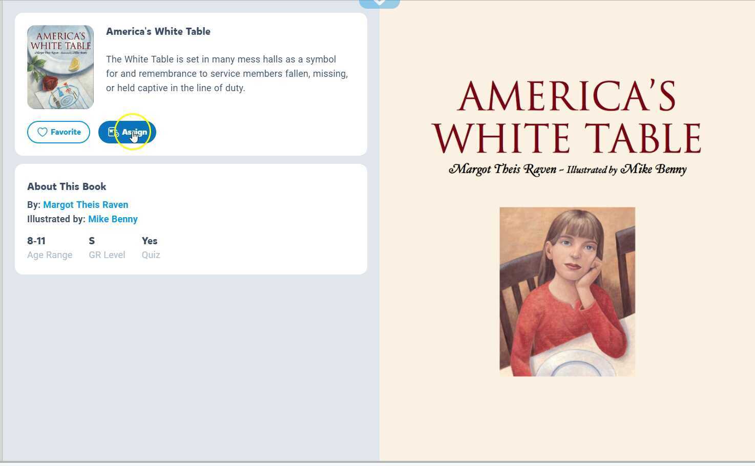 America's White Table