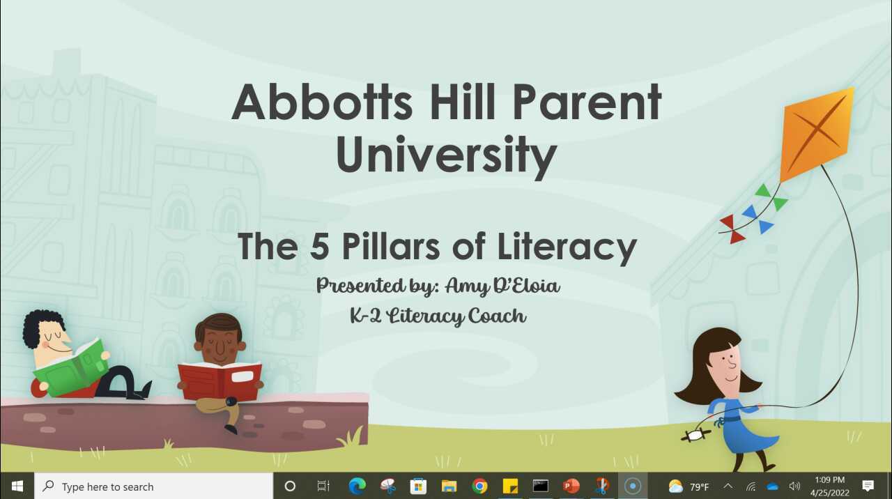 Parent University On The 5 PIllars Of Literacy parent-university-on-the-5-pillars-of-literacy