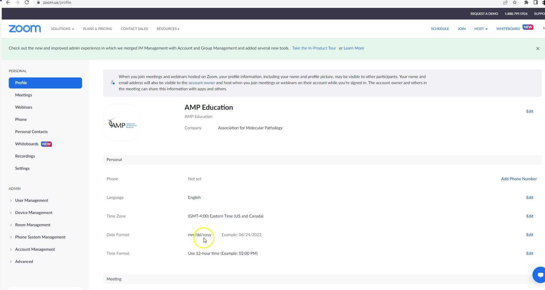 Zoom meeting attendee report