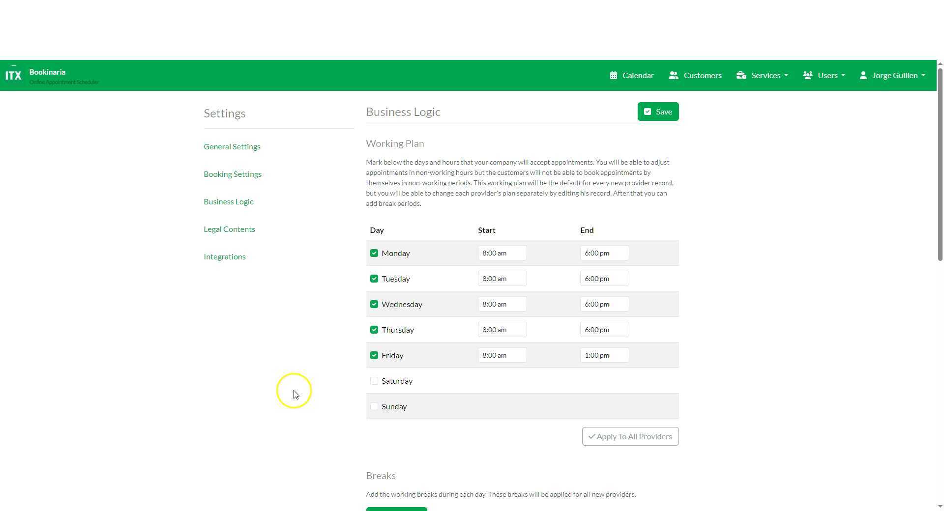 Overview of Booking Widget