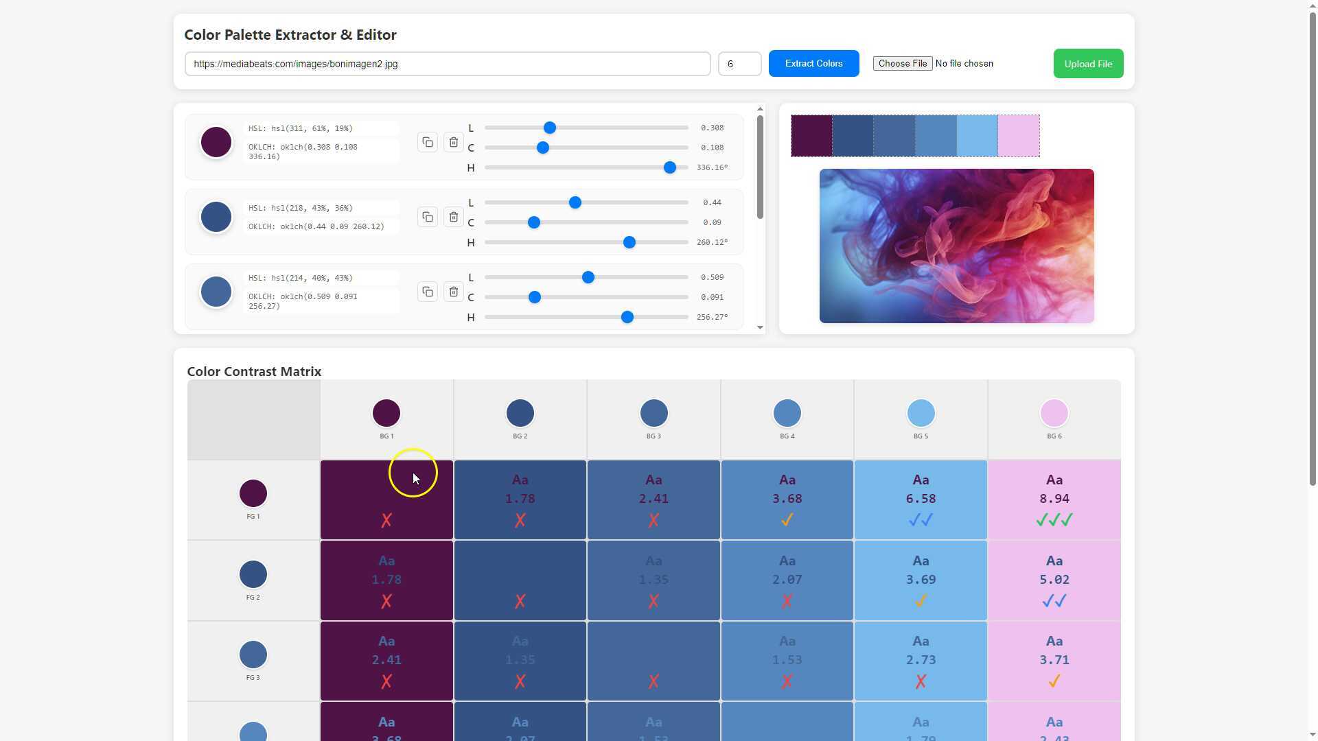 Creating Color Palette from Image Tutorial