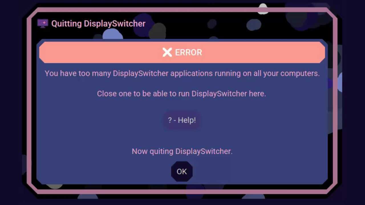 Too Many Applications Running
