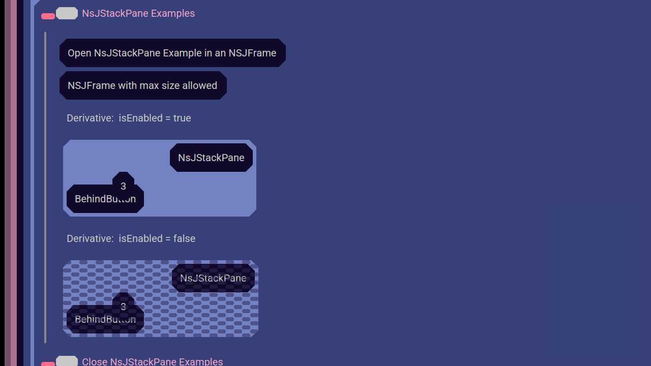 UI:  Stack Pane