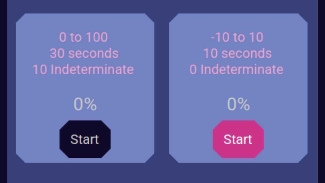 UI:  Progress Bars