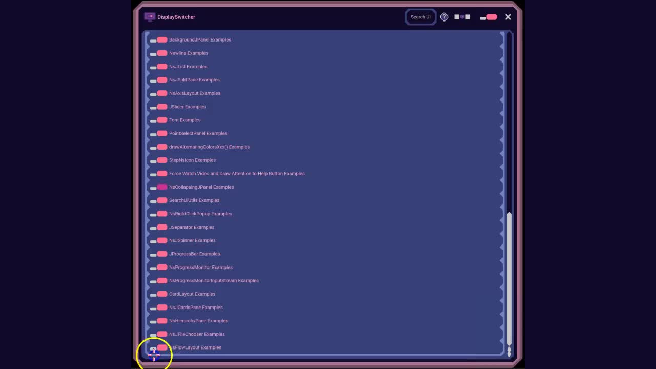 UI:  Collapsing Panels