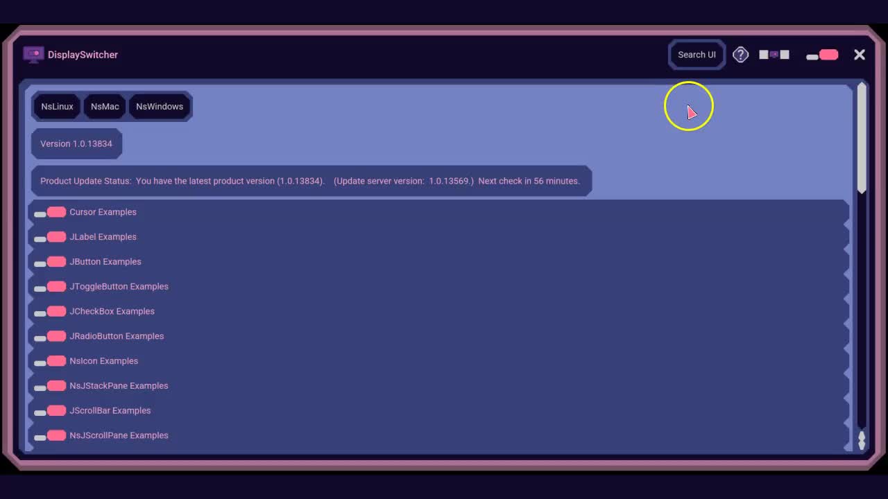 Search UI