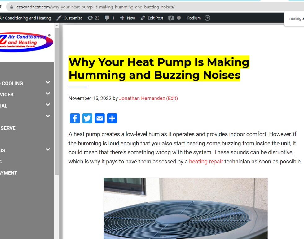 Snip Why Your Heat Pump Is Making Humming and Buzzing Noises Google