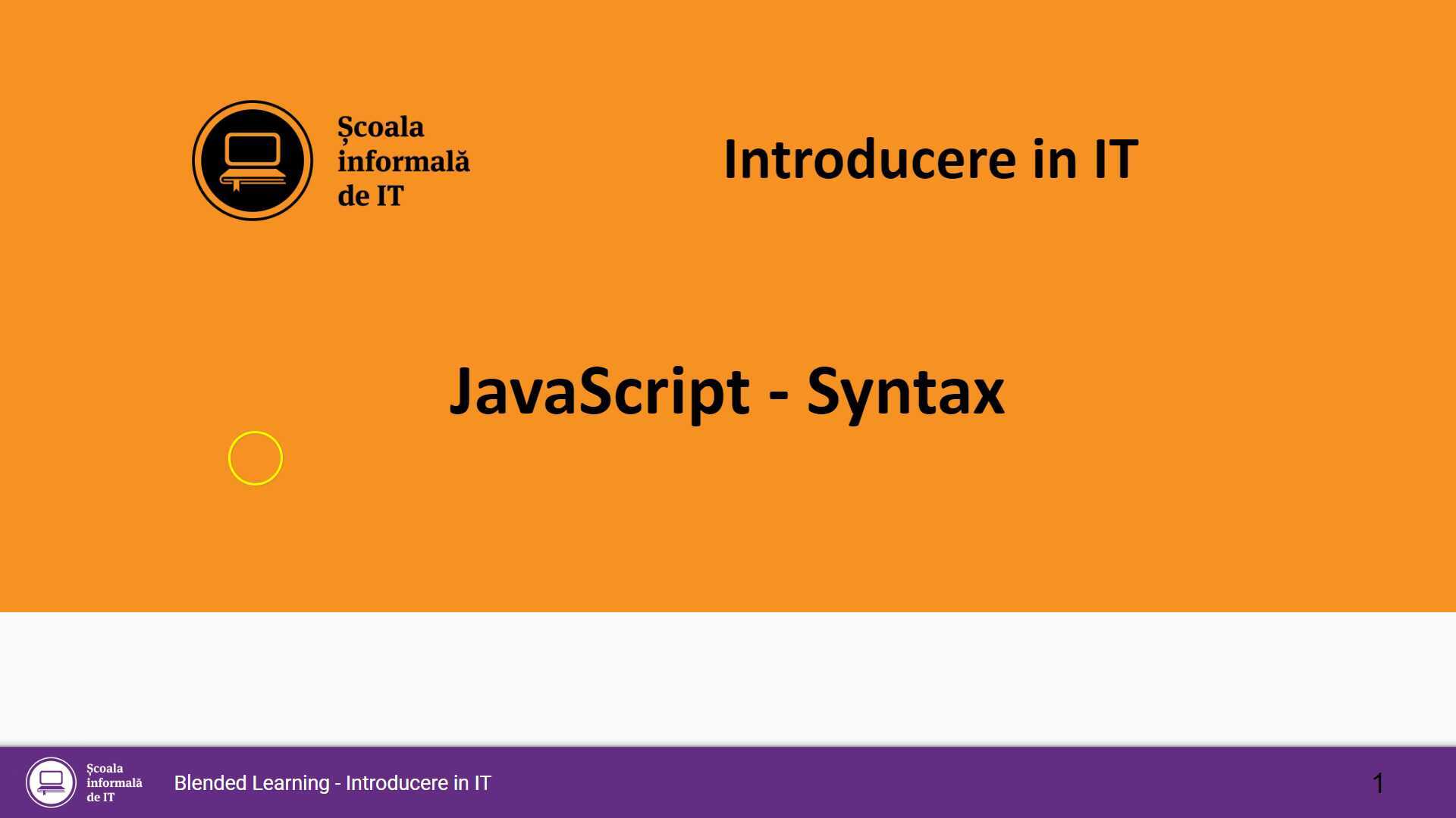 JS 02 - part 01 slides 1, 2, 3 - take 1