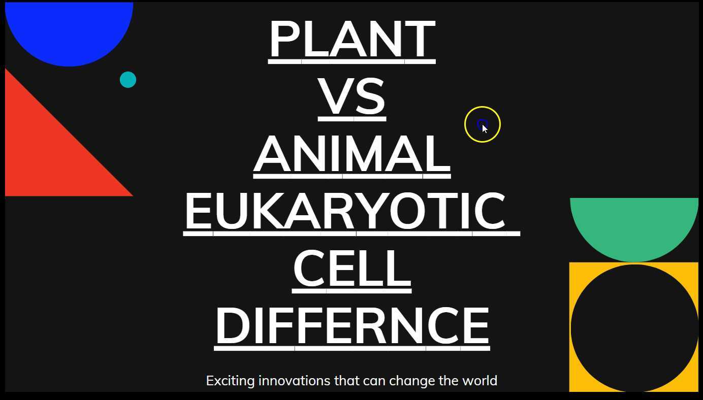 PLANT AND ANIMAL CELL VIDEO