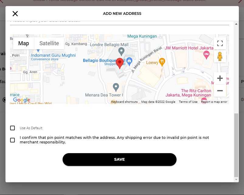 Snip Address book Google Chrome