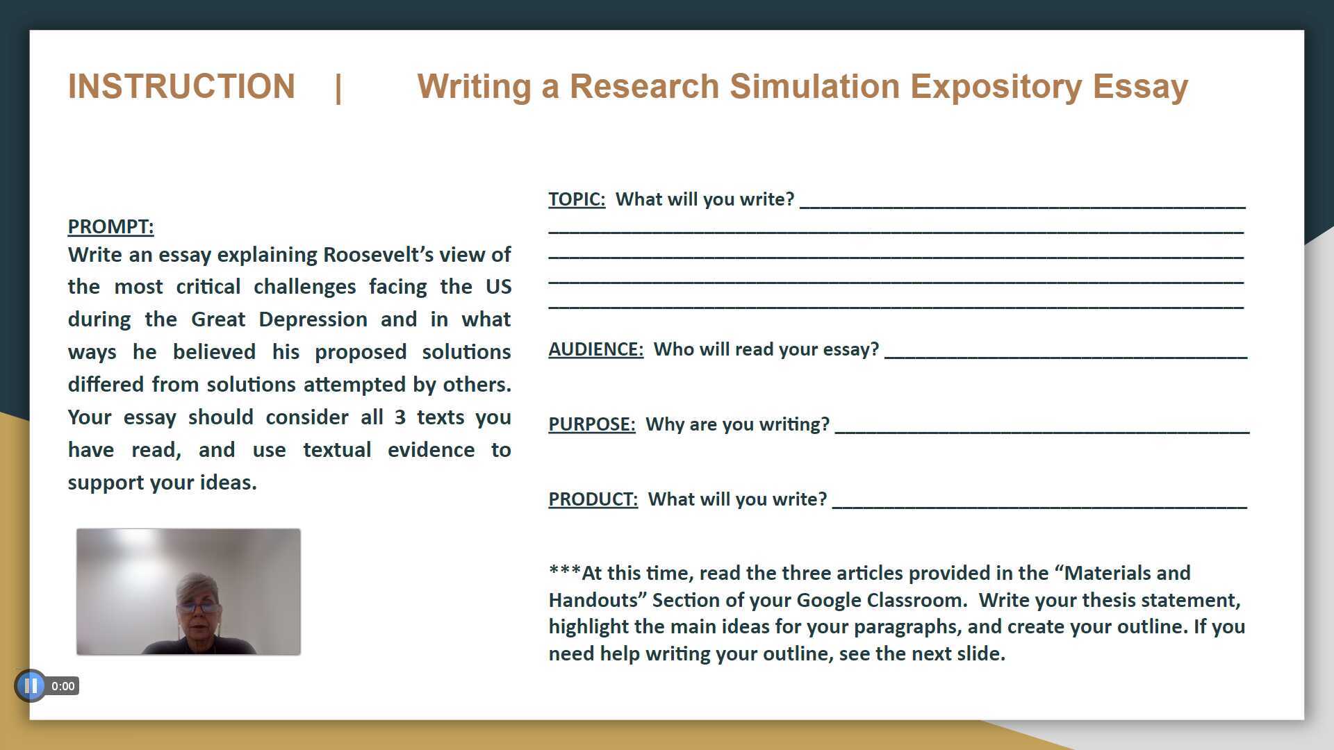 what is a research simulation essay